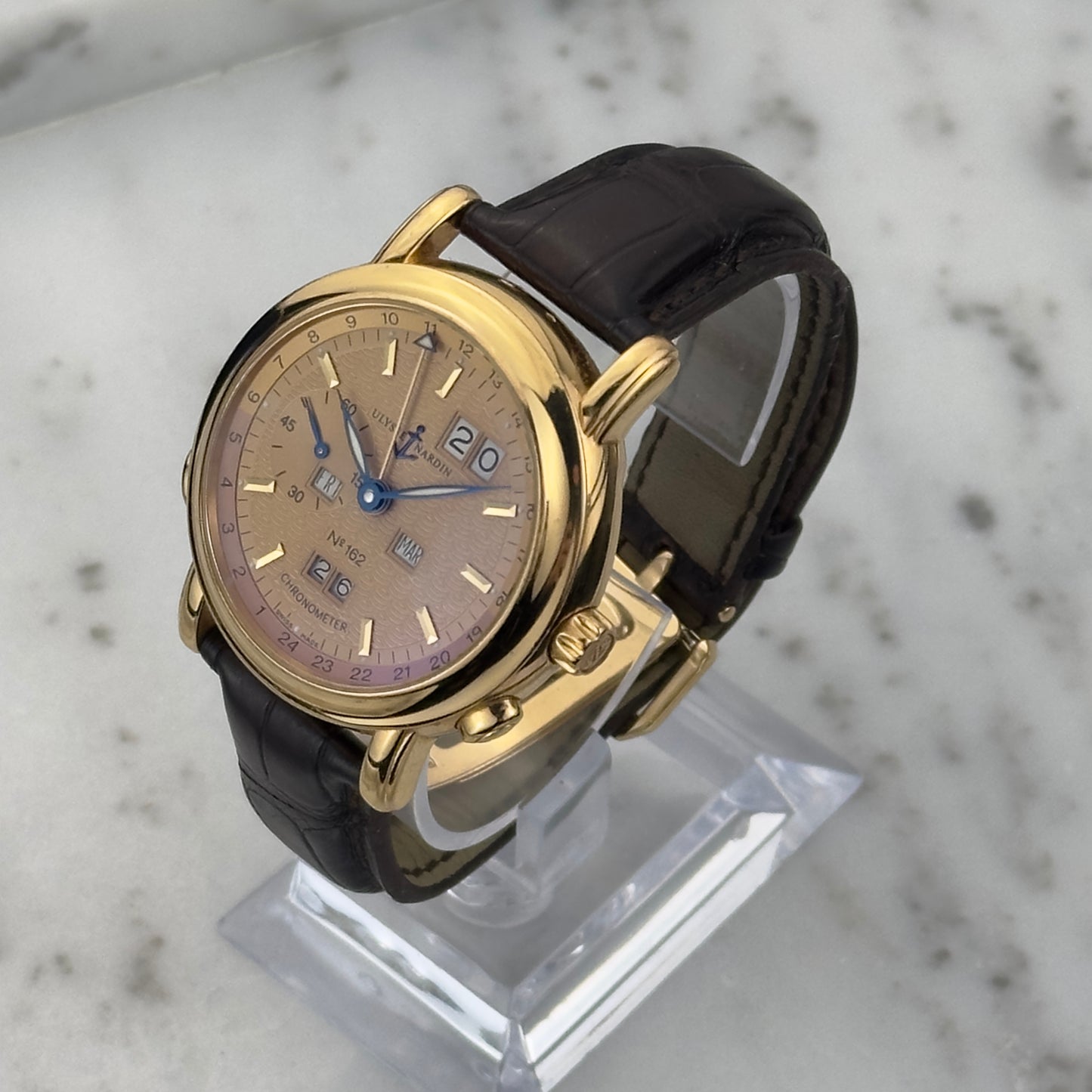 Ulysse Nardin Rose Gold Perpetual GMT | 322-66 | With Box