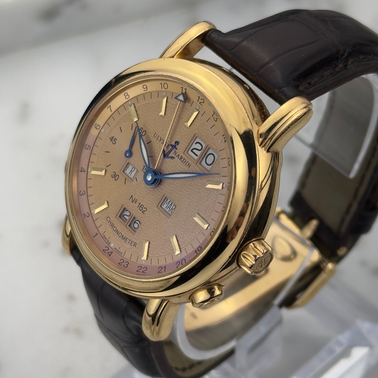 Ulysse Nardin Rose Gold Perpetual GMT | 322-66 | With Box