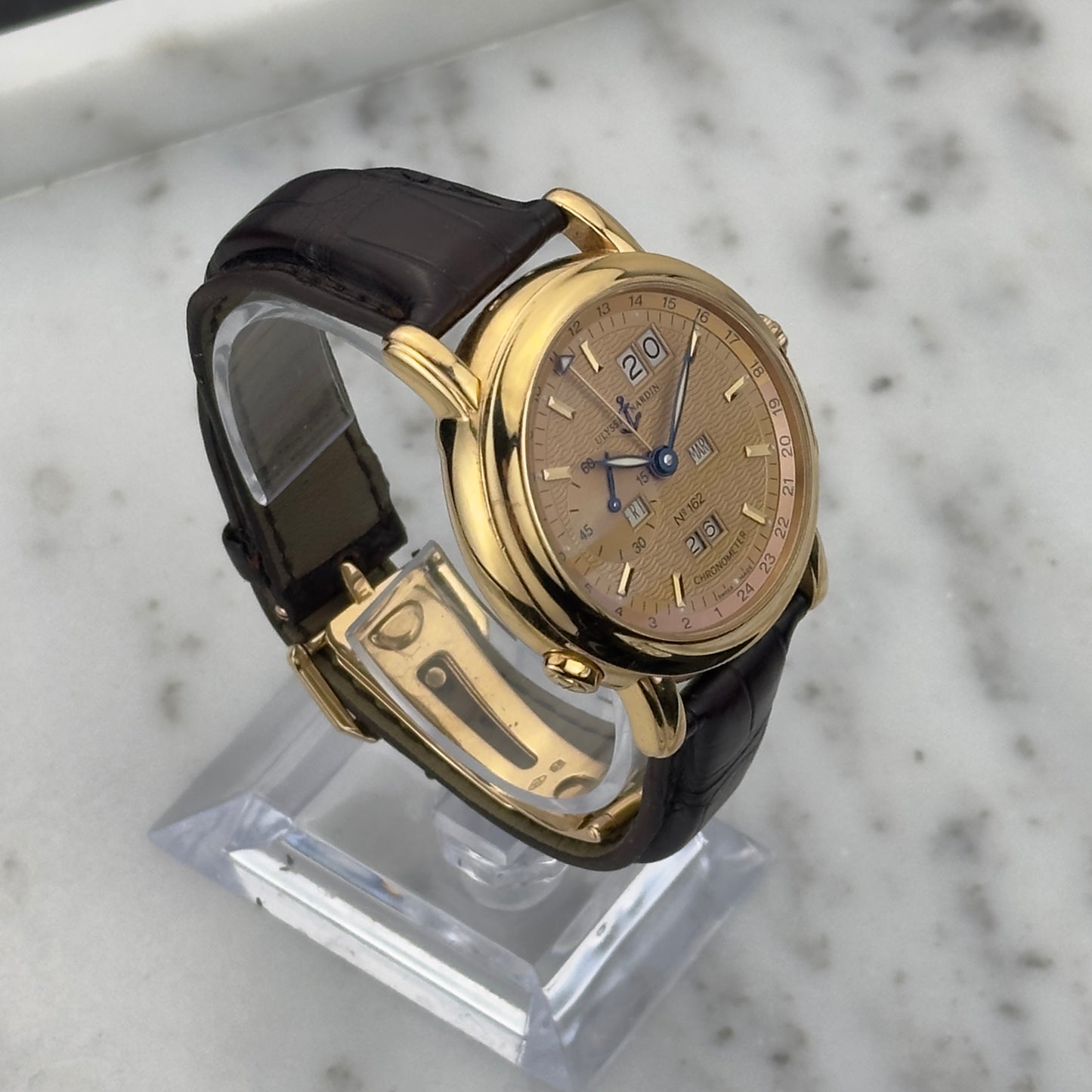 Ulysse Nardin Rose Gold Perpetual GMT | 322-66 | With Box