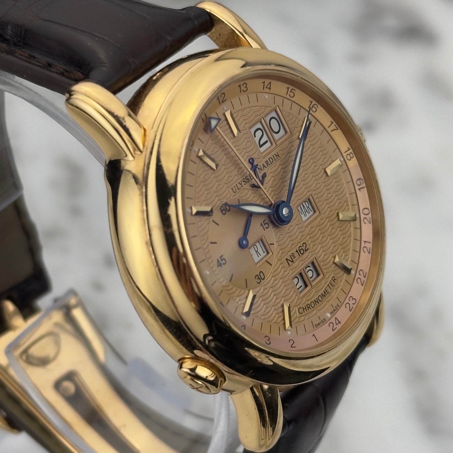 Ulysse Nardin Rose Gold Perpetual GMT | 322-66 | With Box