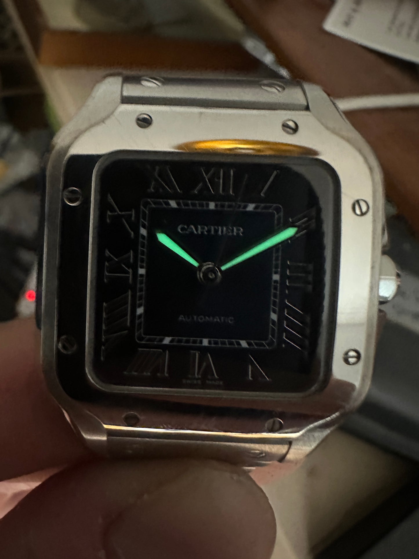 Cartier Santos Medium Blue Dial | WSSA0063 | Full Set