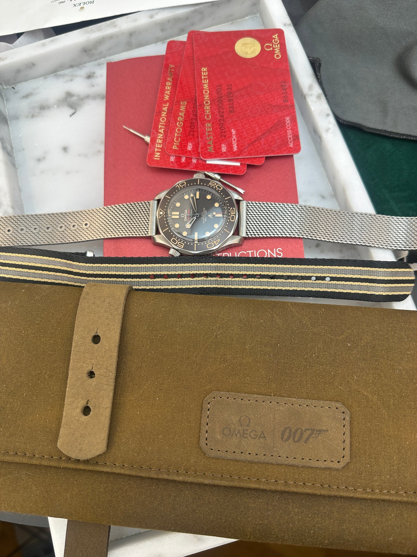 2023 Omega Seamaster No Time To Die | 210.90.42.20.01.001 | Full Set