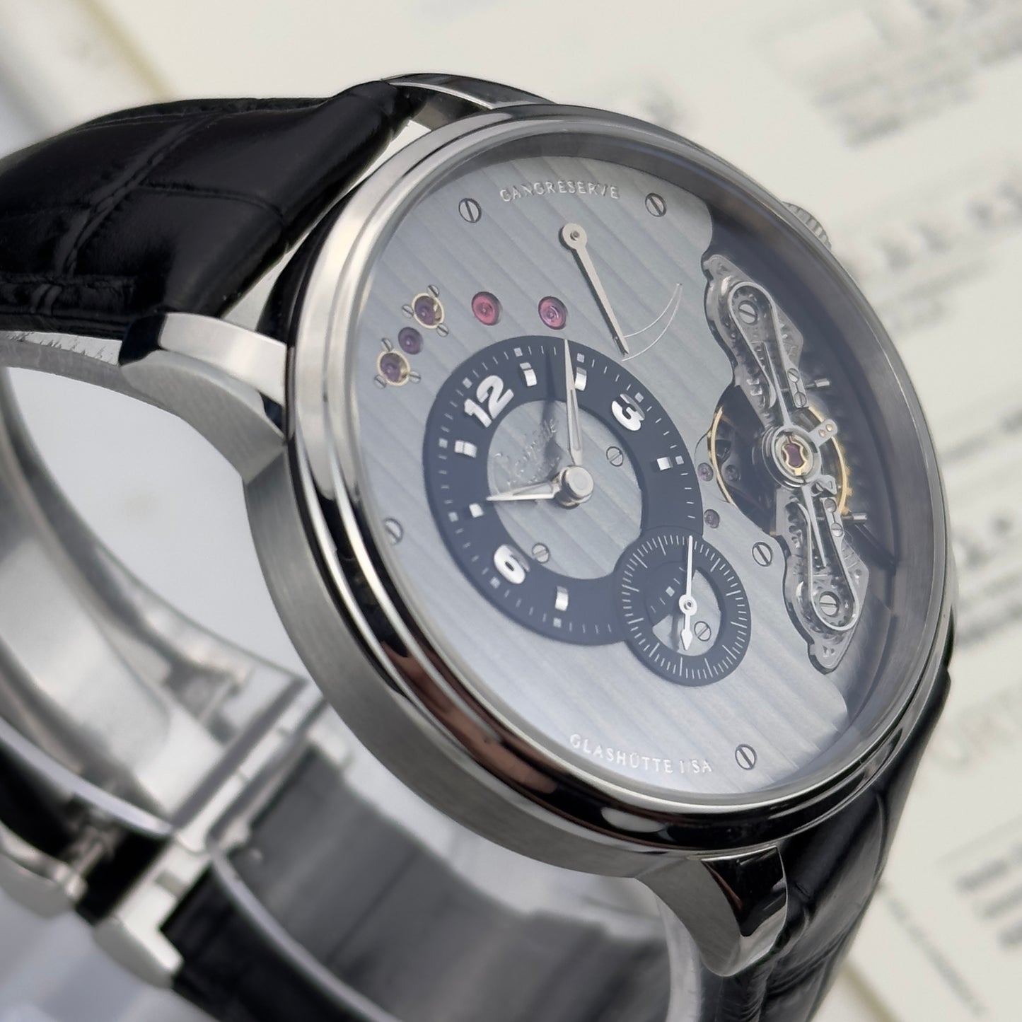 2024 Glashütte Original PanoInverse | 1-66-06-04-22-05 | Full Set