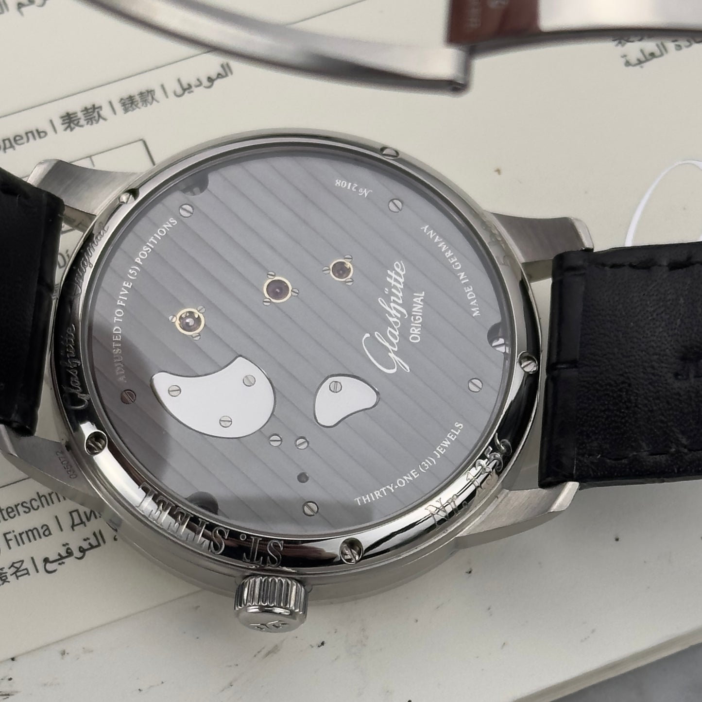 2024 Glashütte Original PanoInverse | 1-66-06-04-22-05 | Full Set