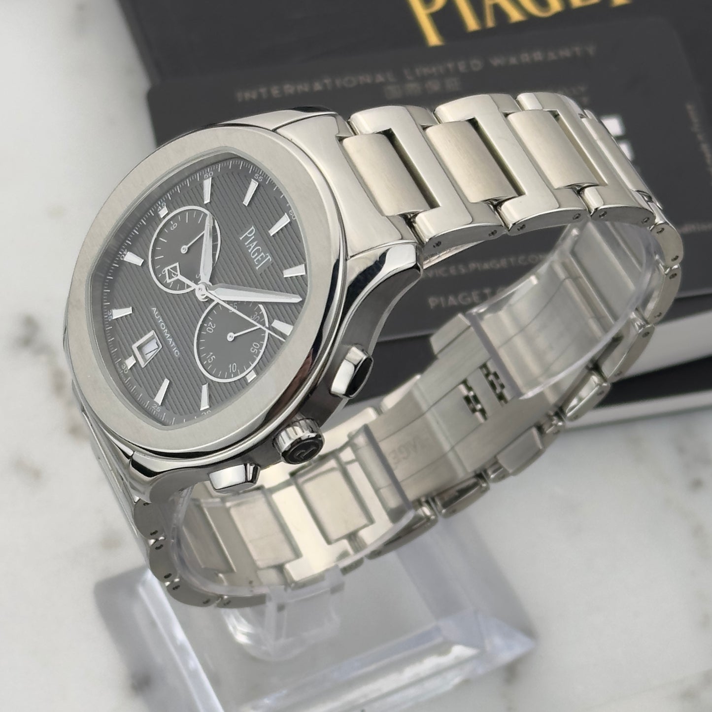 2023 Piaget Polo S Chronograph Grey | G0A42005 | Full Set