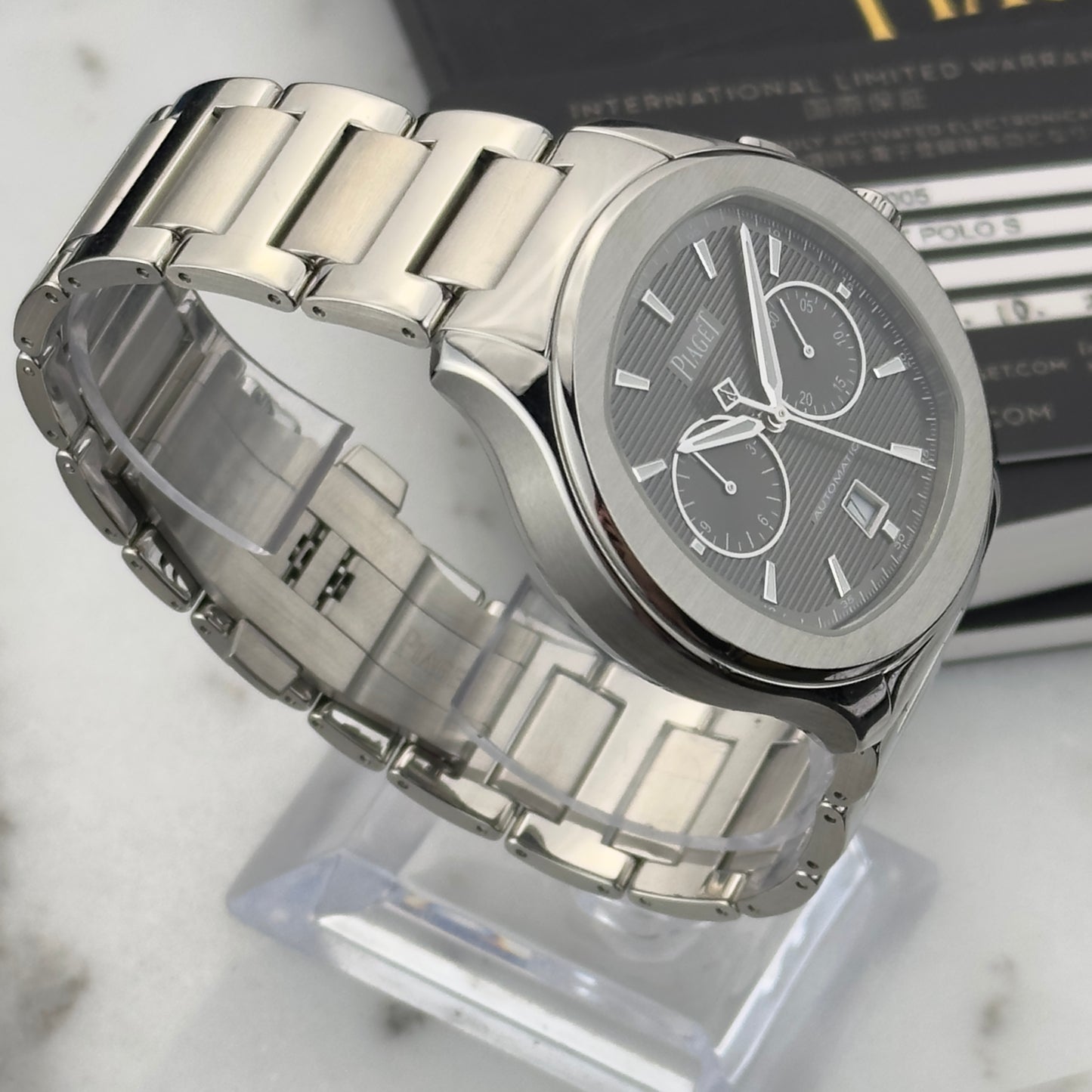 2023 Piaget Polo S Chronograph Grey | G0A42005 | Full Set