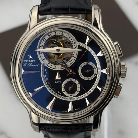 2006 Zenith El Primero Chronomaster Tourbillon White Gold | 65.1260.4005/21.C505 | Full Set