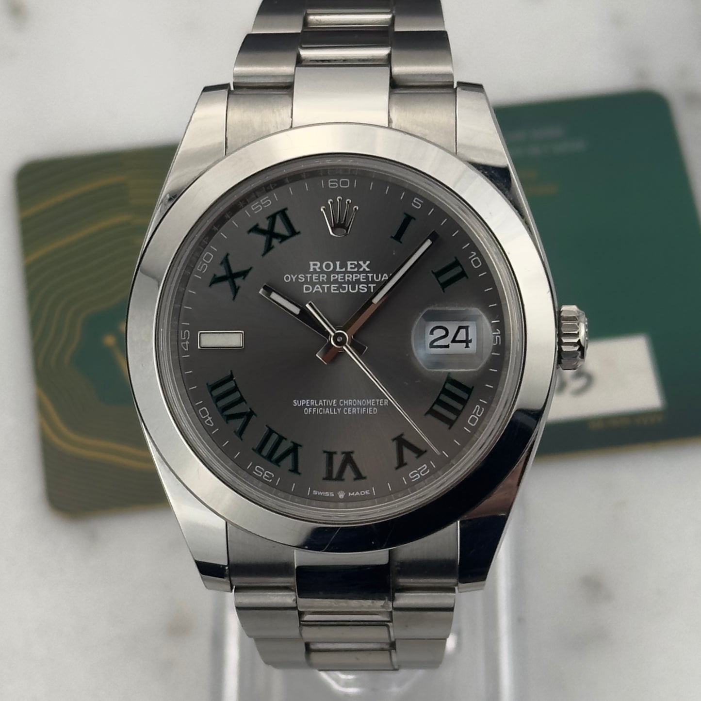 2023 Rolex Datejust 41 Wimbledon | 126300 | With Card