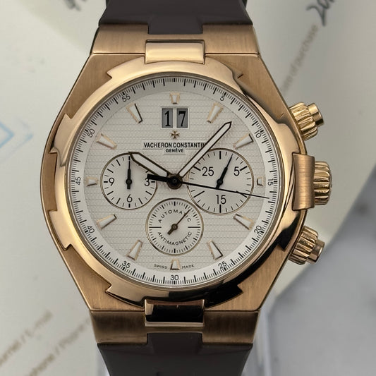 2013 Vacheron Constantin Overseas Chronograph Rose Gold | 49150/000R-9454 | Papers