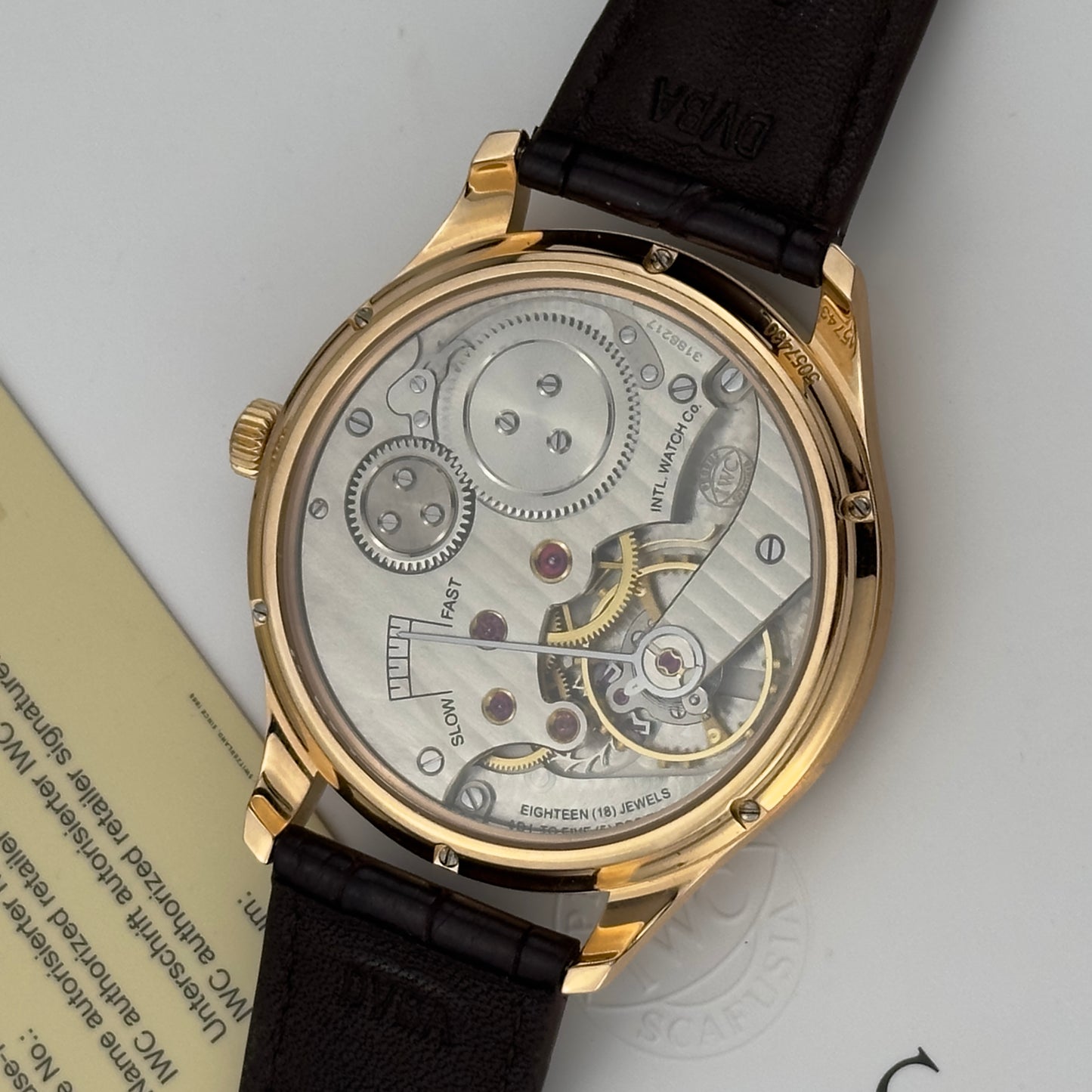 IWC Portugieser Hand Wound Rose Gold | IW545406 | Full set
