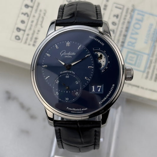 2021 Glashütte Original PanomaticLunar Blue | 1-90-02-46-32-61 | Full Set