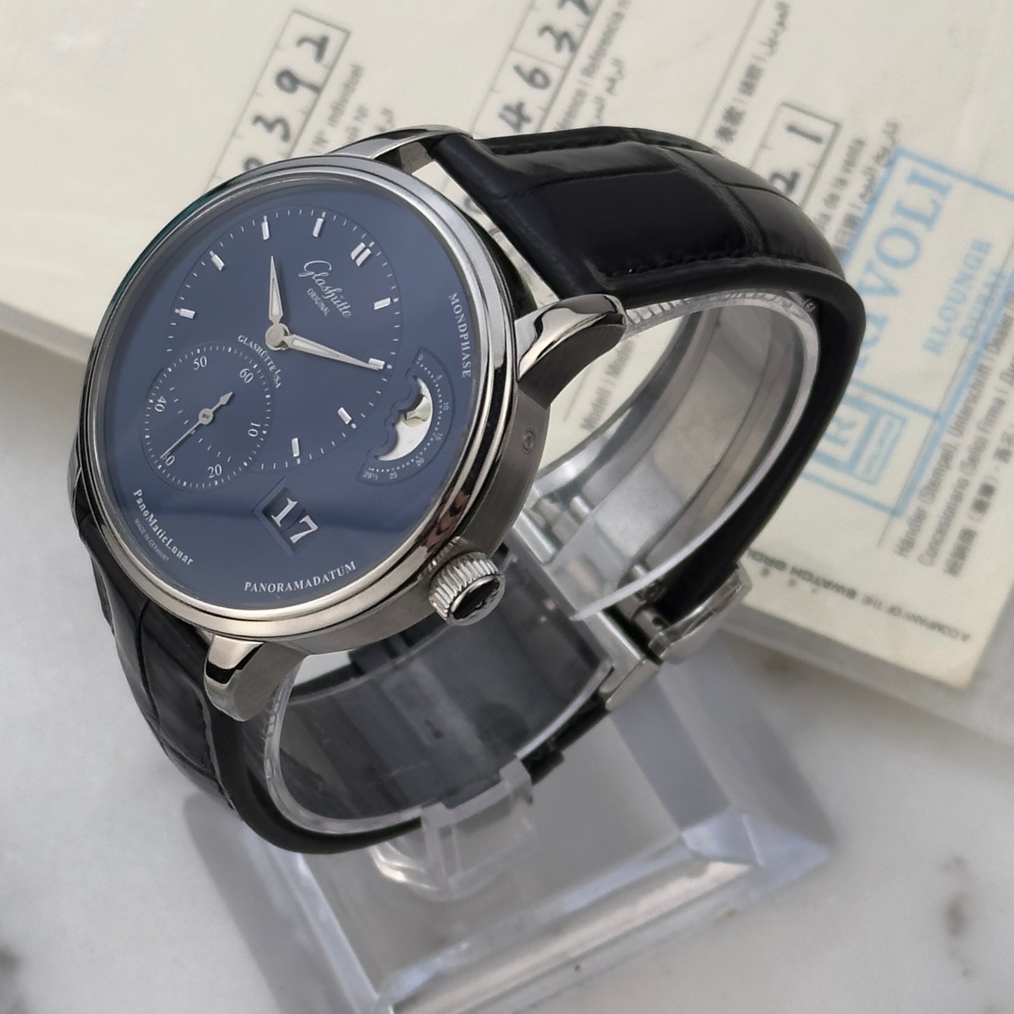 2021 Glashütte Original PanomaticLunar Blue | 1-90-02-46-32-61 | Full Set