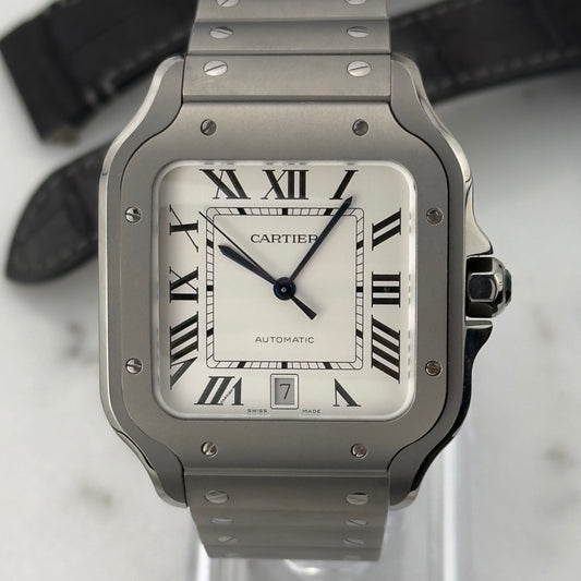 2025 Cartier Santos de Cartier Large Titanium | WSSA0089 | Under Warranty