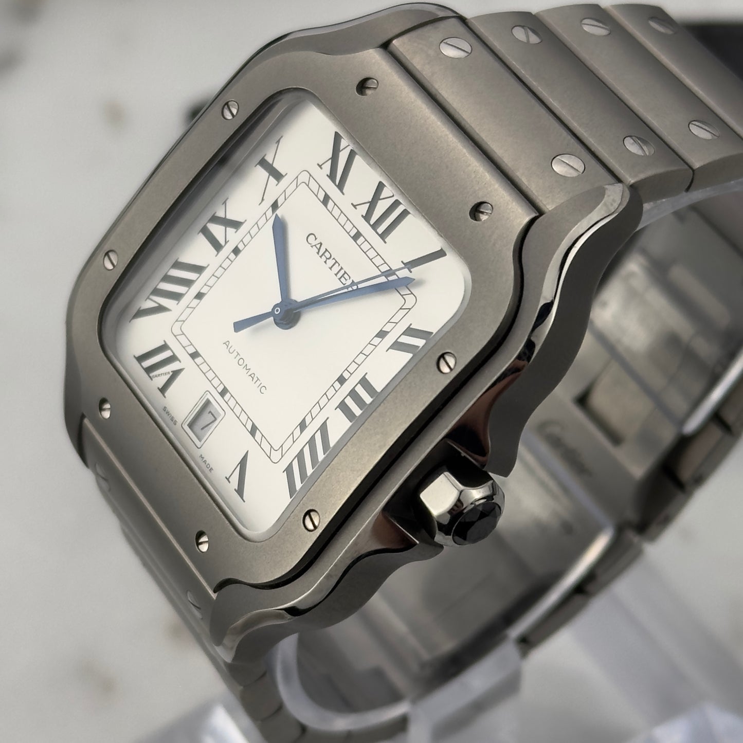 2025 Cartier Santos de Cartier Large Titanium | WSSA0089 | Under Warranty
