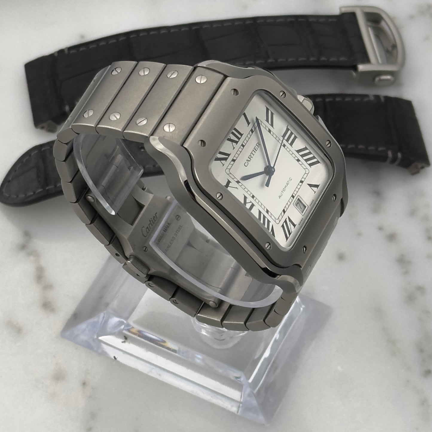 2025 Cartier Santos de Cartier Large Titanium | WSSA0089 | Under Warranty