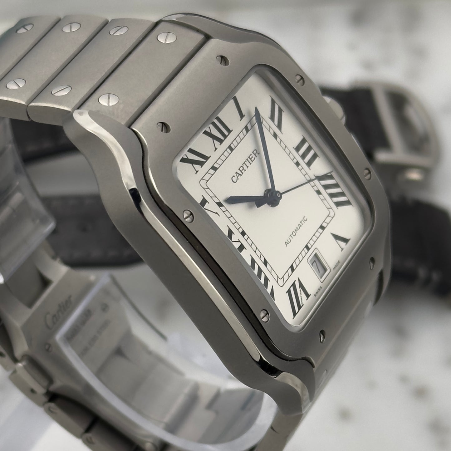 2025 Cartier Santos de Cartier Large Titanium | WSSA0089 | Under Warranty