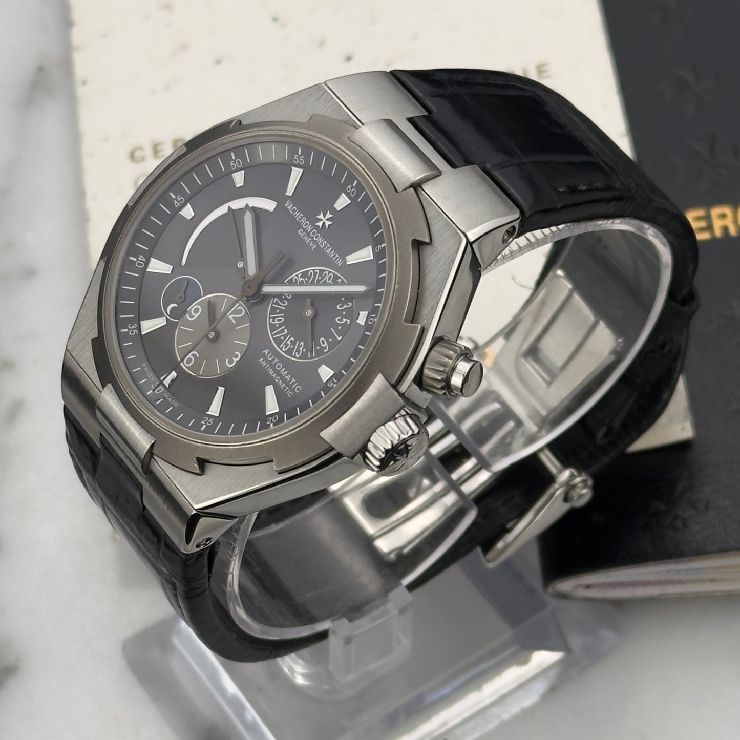 Vacheron Constantin Overseas Dual Time "Deepstream" | 47450/000W-9511 | 2016 | Box & Papers