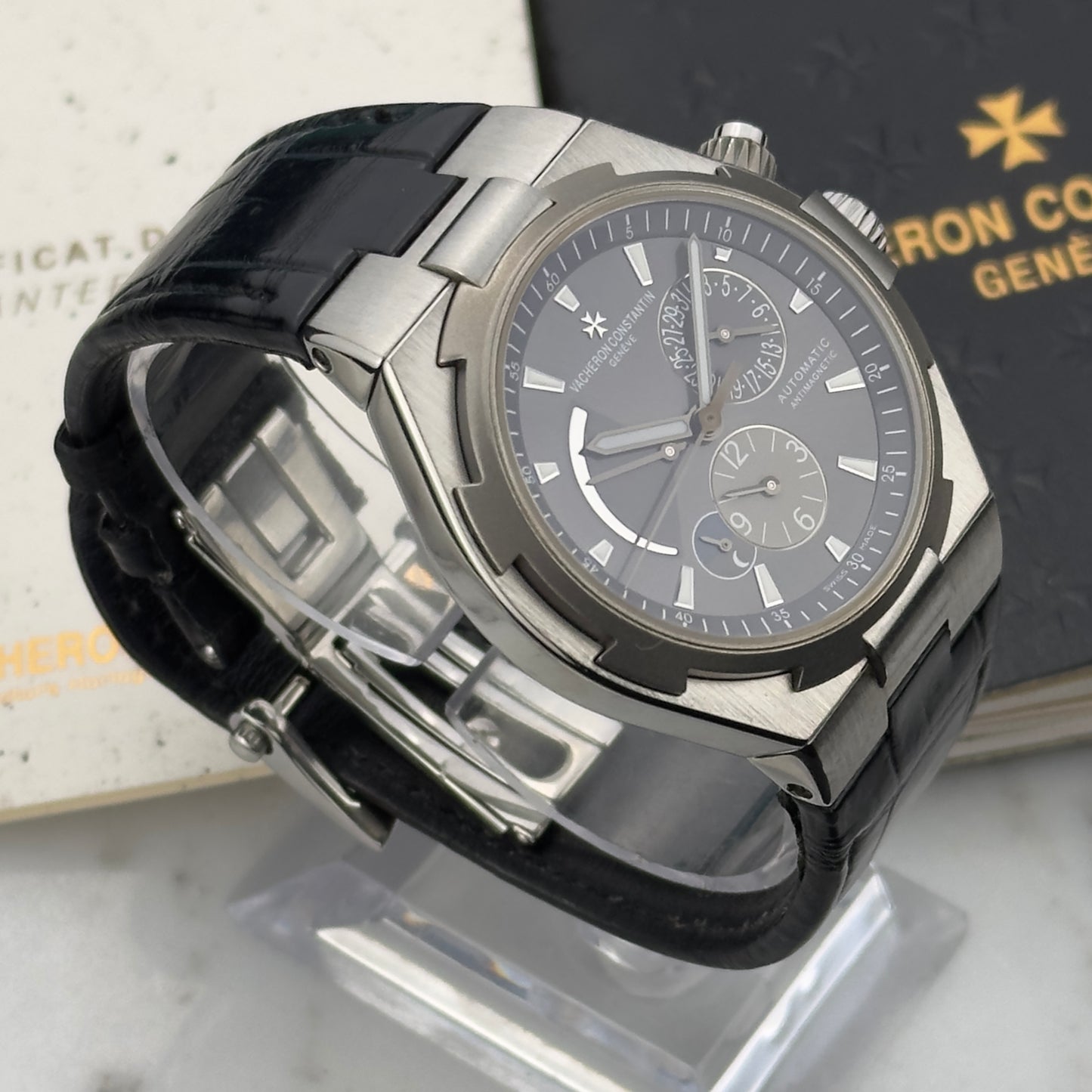 Vacheron Constantin Overseas Dual Time "Deepstream" | 47450/000W-9511 | 2016 | Box & Papers