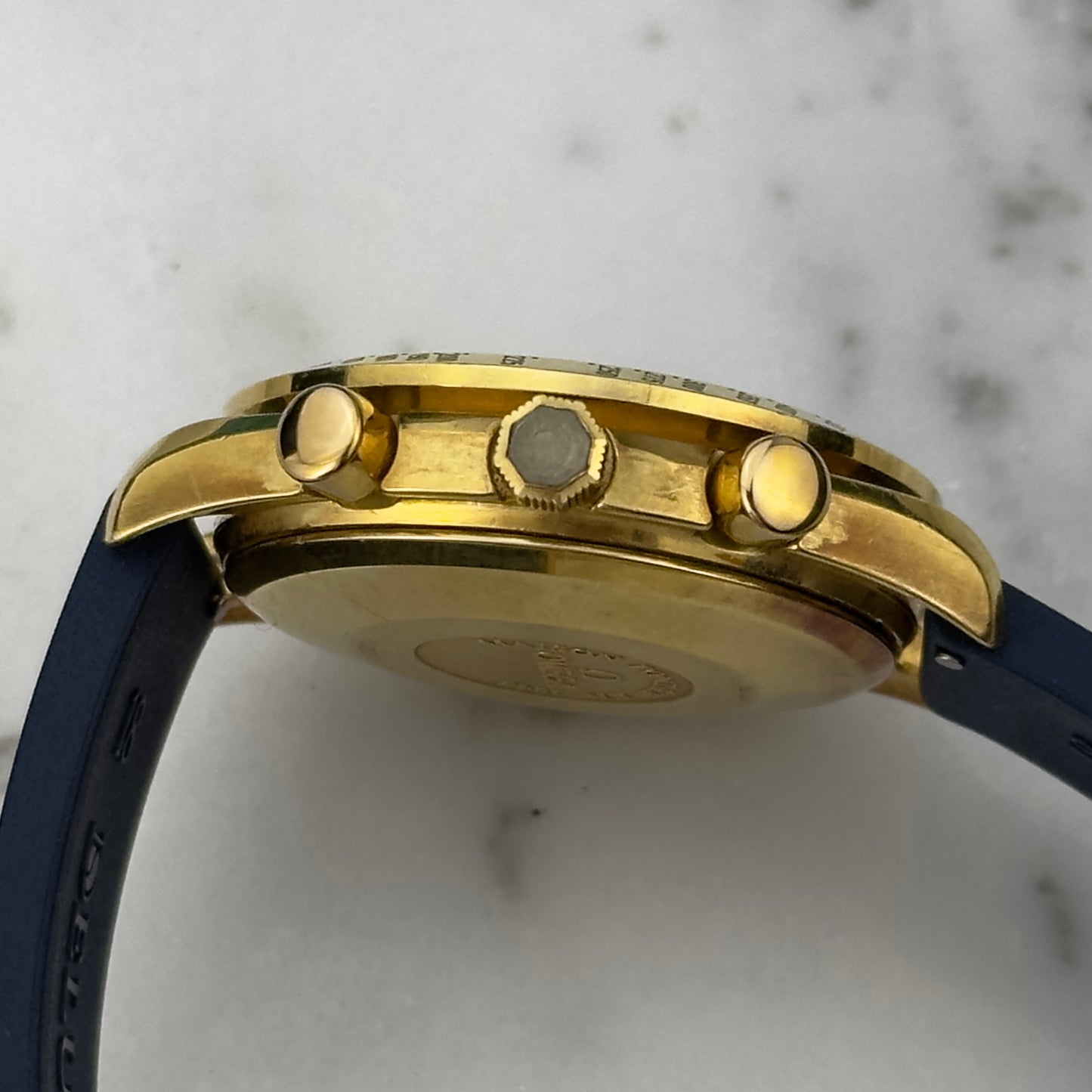 Early 90's Omega Triple Calendar Chronograph Yellow Gold | 175.0034