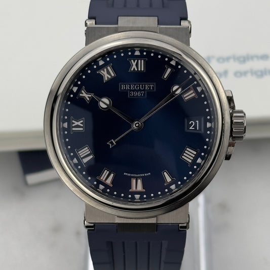 2024 Breguet Marine 5517 Blue | 5517TI | Full Set
