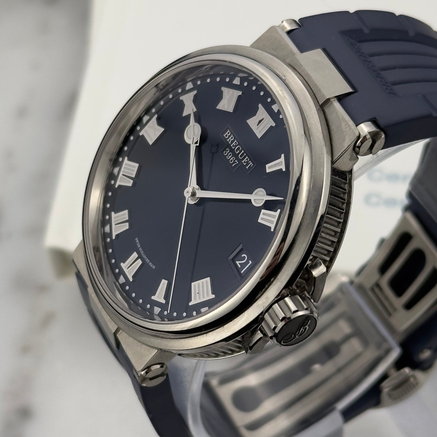 2024 Breguet Marine 5517 Blue | 5517TI | Full Set