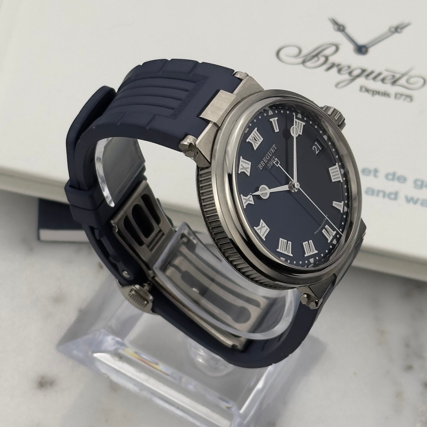 2024 Breguet Marine 5517 Blue | 5517TI | Full Set