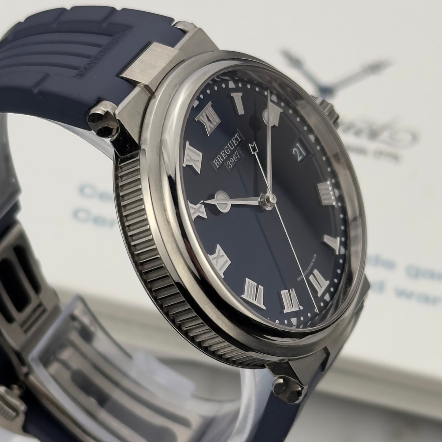 2024 Breguet Marine 5517 Blue | 5517TI | Full Set