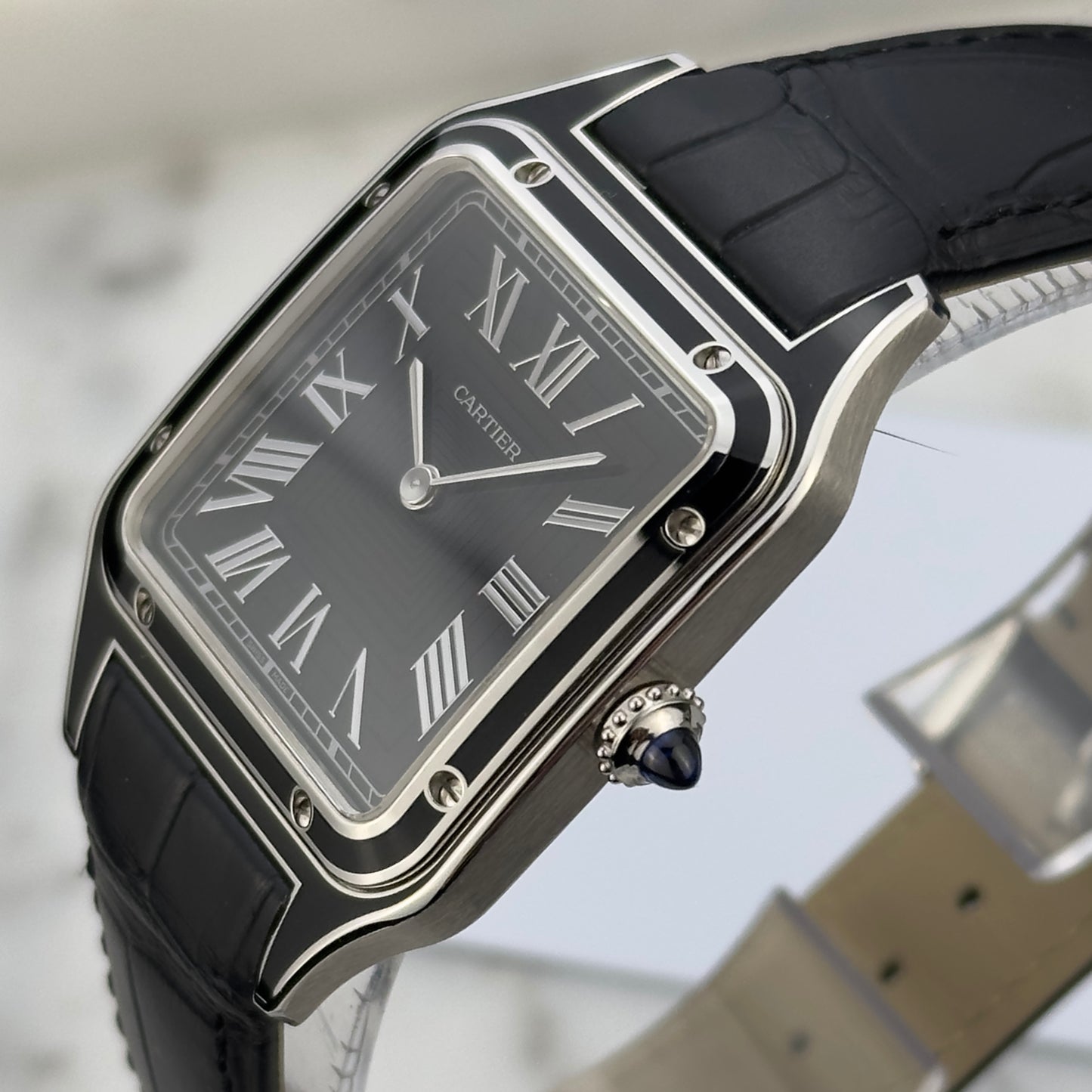 Cartier Santos-Dumont Large Model WSSA0046 | Full Set