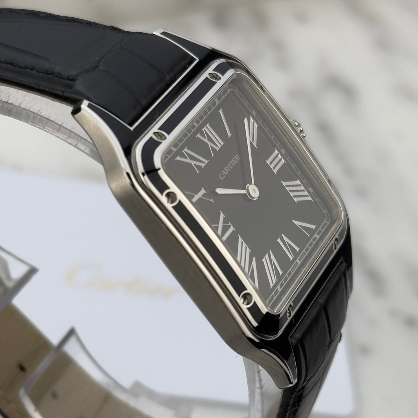 Cartier Santos-Dumont Large Model WSSA0046 | Full Set