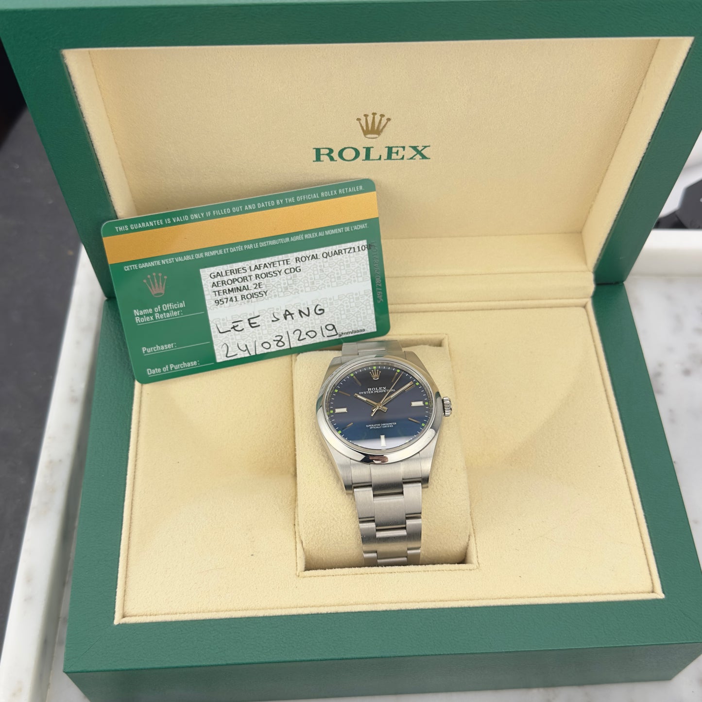 2019 Rolex Oyster Perpetual 39 | 114300 | Full Set