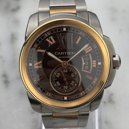 Cartier Calibre de Cartier Two-Tone Rose Gold | W7100050