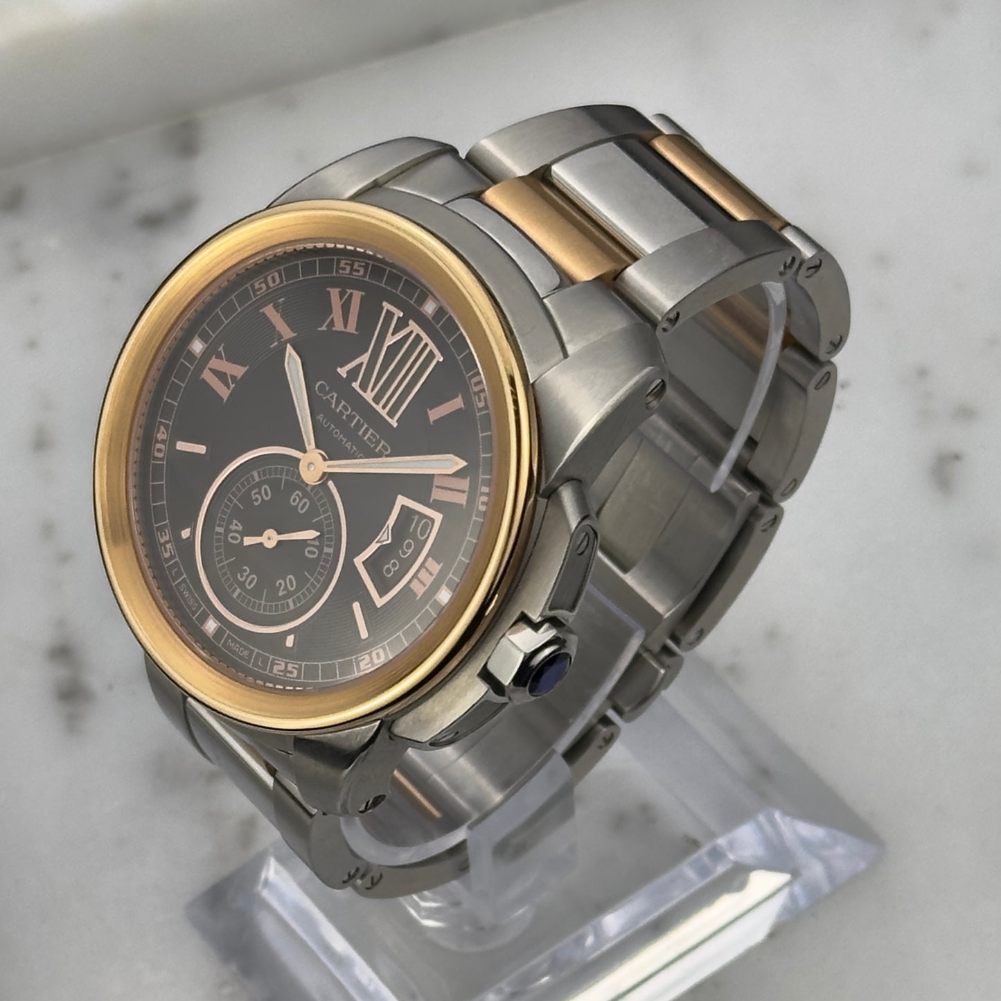 Cartier Calibre de Cartier Two-Tone Rose Gold | W7100050
