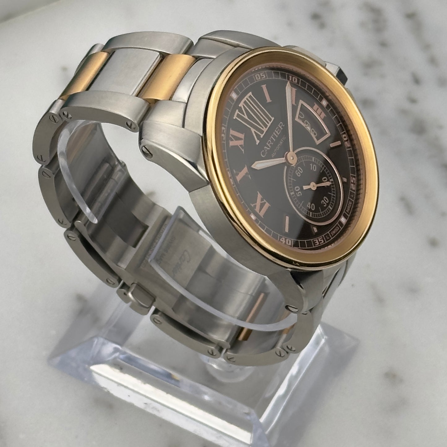 Cartier Calibre de Cartier Two-Tone Rose Gold | W7100050