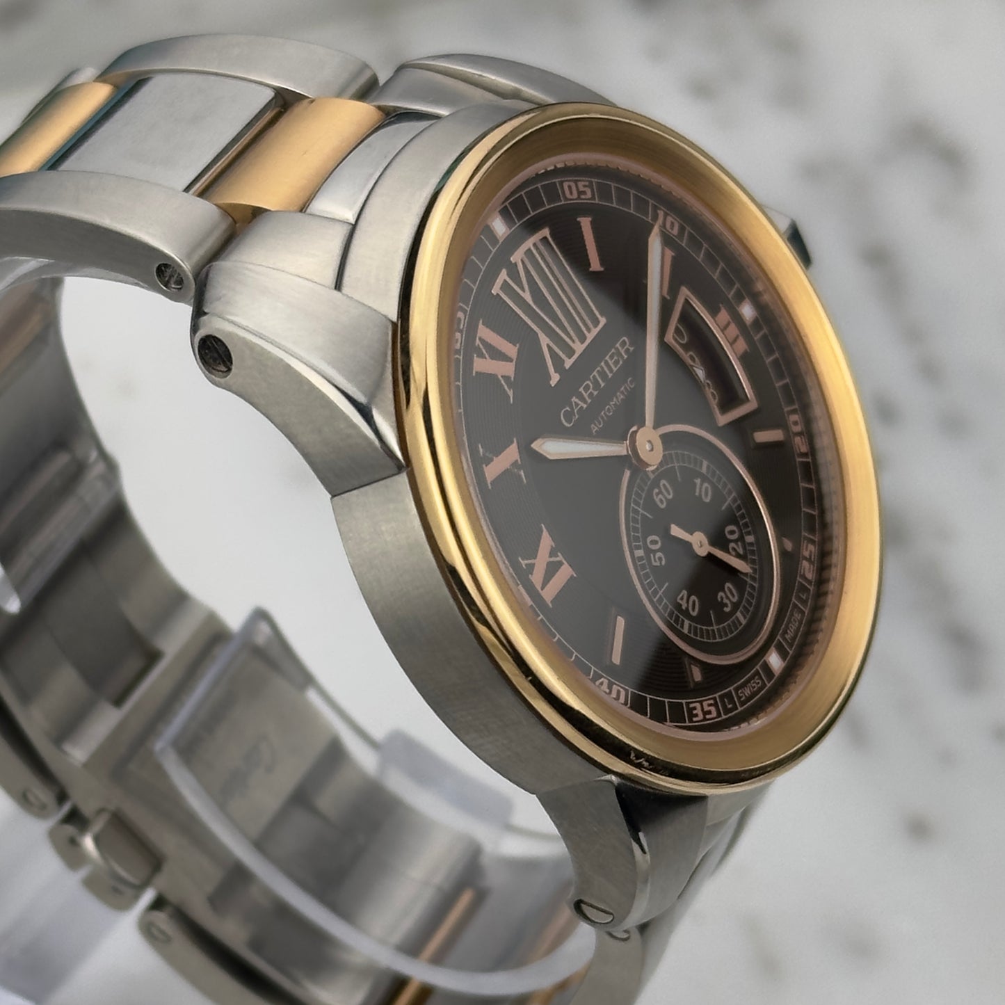Cartier Calibre de Cartier Two-Tone Rose Gold | W7100050