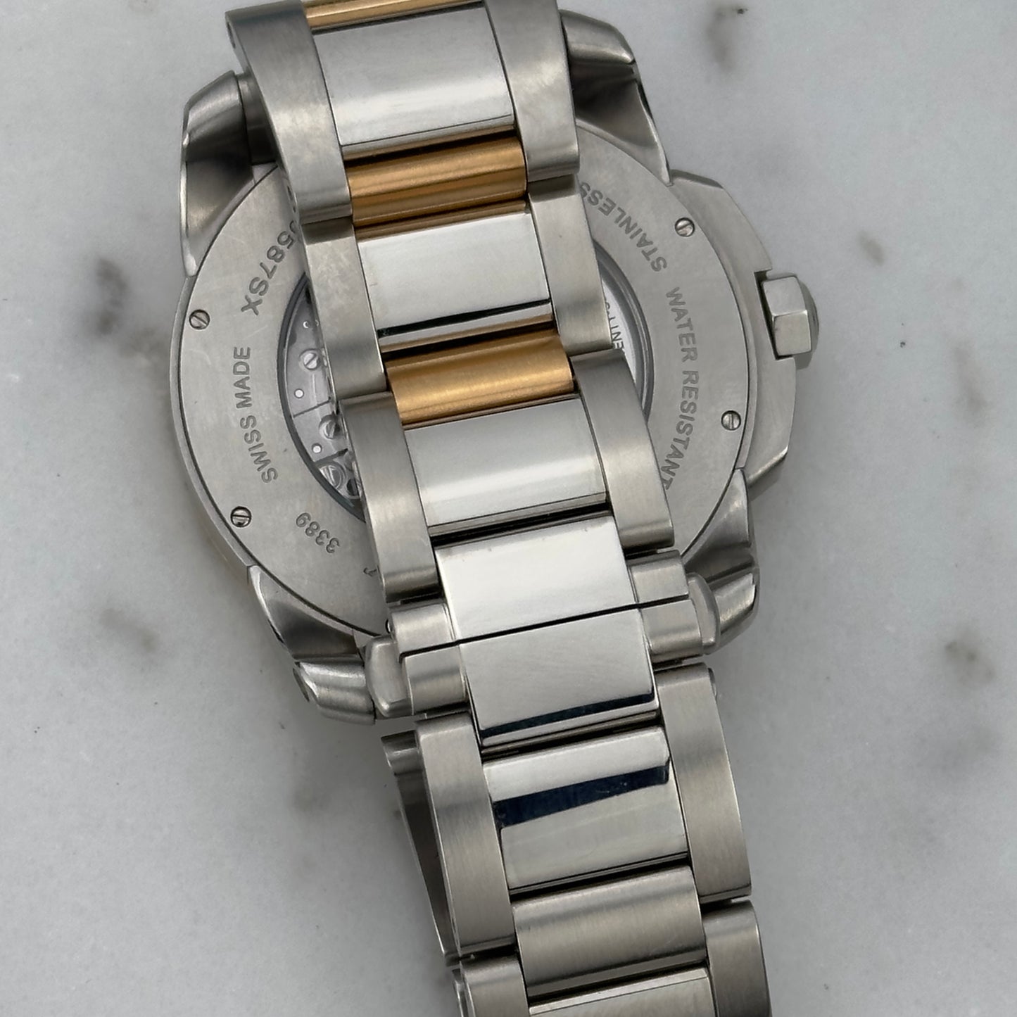 Cartier Calibre de Cartier Two-Tone Rose Gold | W7100050