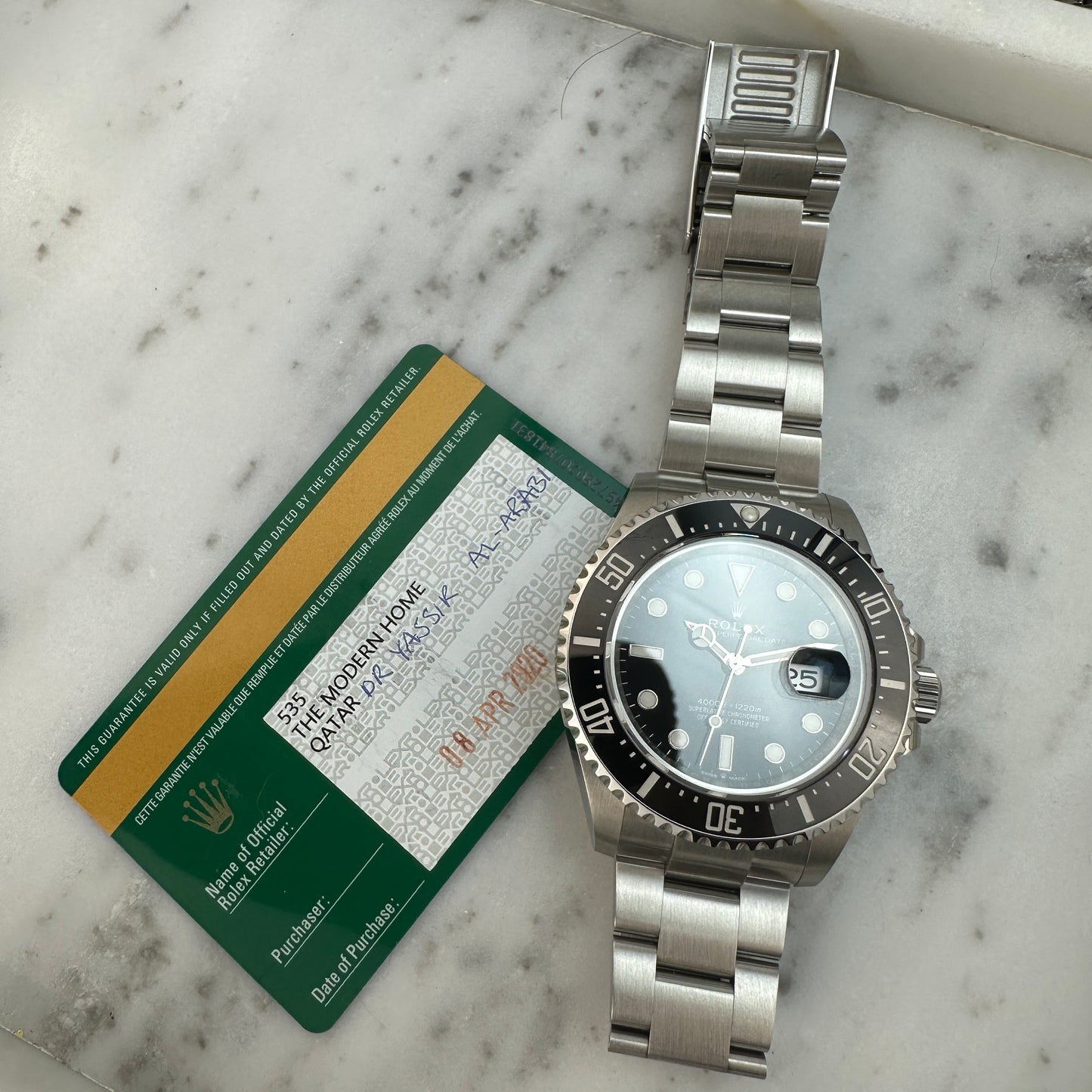 2020 Rolex Sea-Dweller 126600 with card
