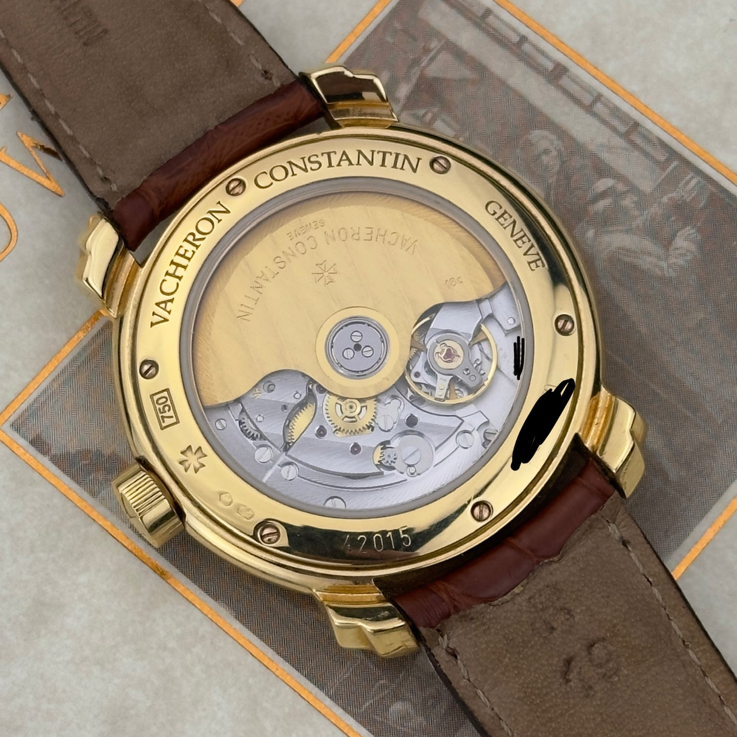 Vacheron Constantin Malte Big Date Yellow Gold | 42015/000J