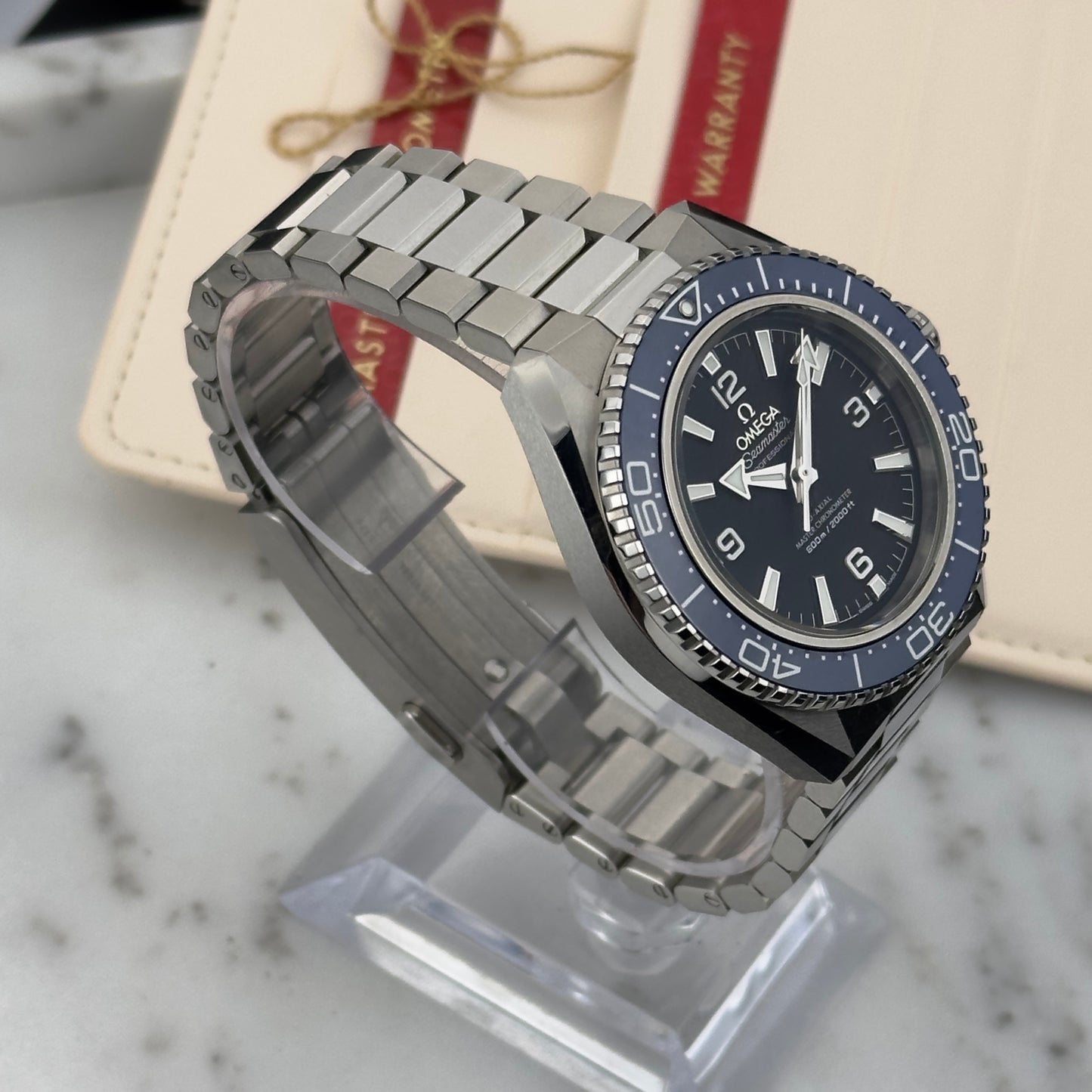 2026 Omega Seamaster Planet Ocean 600M | 217.30.42.21.01.002 | Full Set