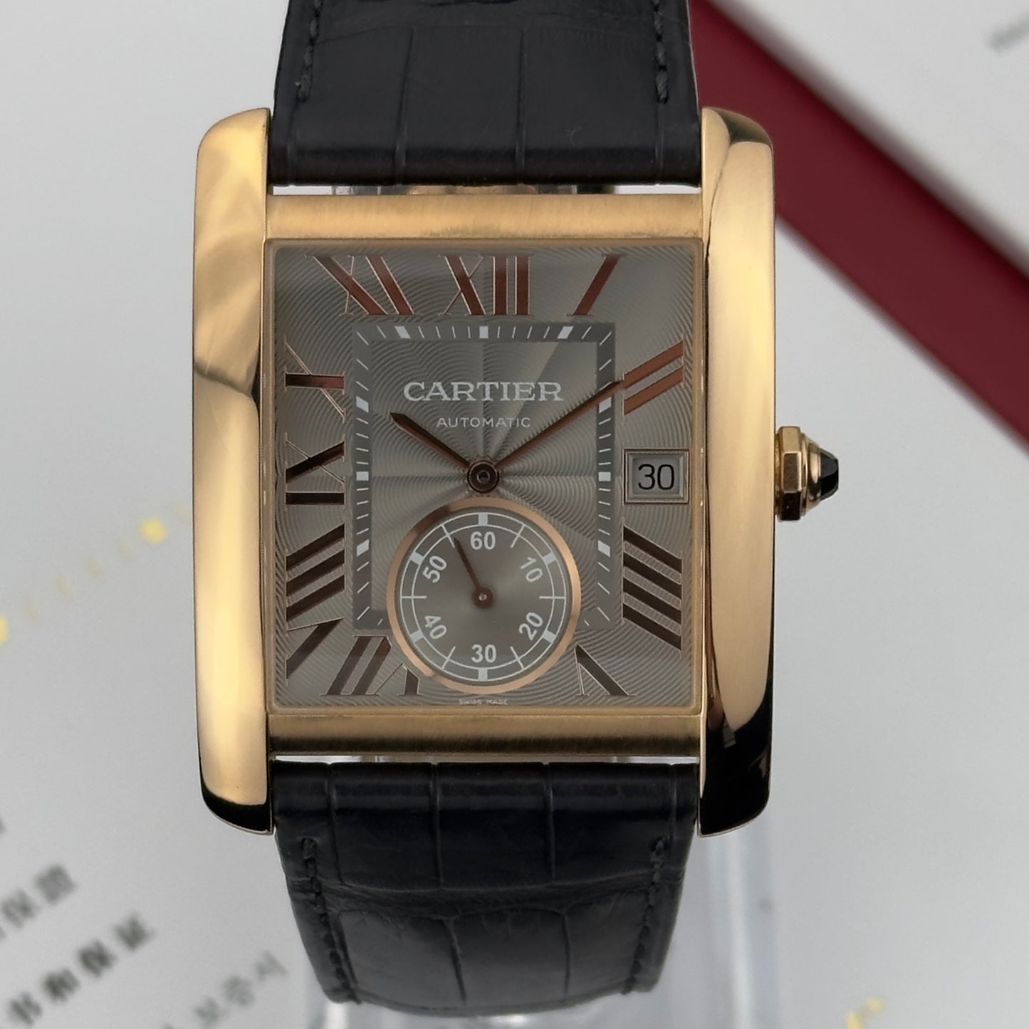 2017 Cartier Tank MC Rose Gold | WGTA0014 | Box and Papers