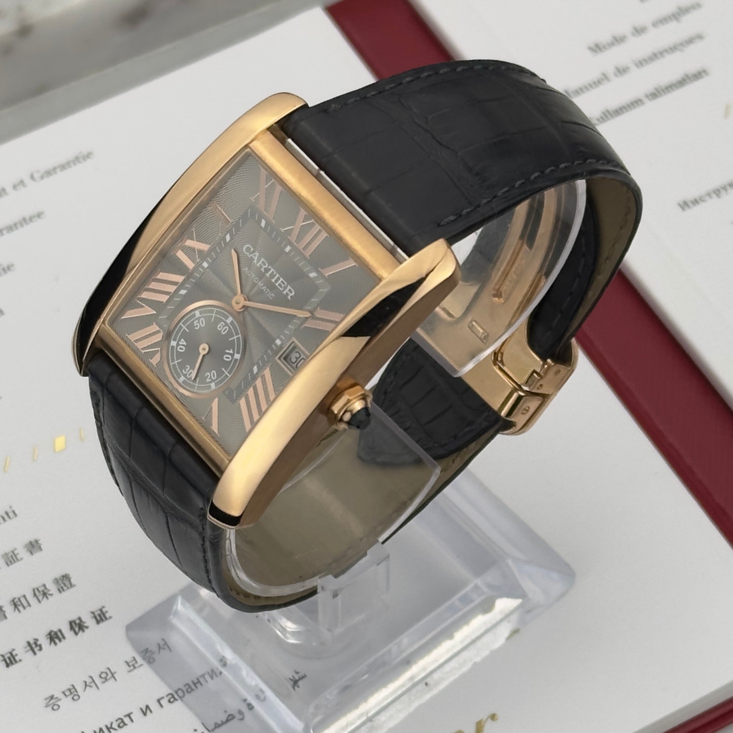 2017 Cartier Tank MC Rose Gold | WGTA0014 | Box and Papers