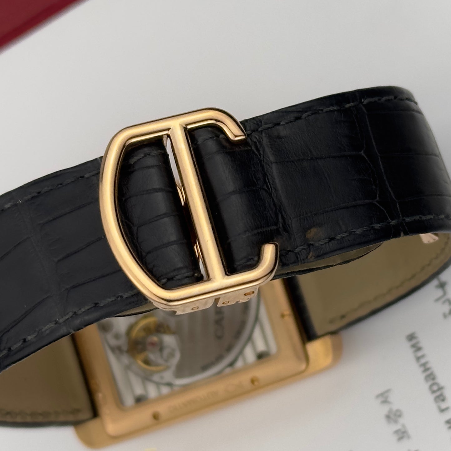 2017 Cartier Tank MC Rose Gold | WGTA0014 | Box and Papers