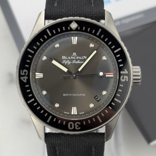 2021 Blancpain Fifty Fathoms Bathyscaphe | 5100B-1110-B52A | Full Set