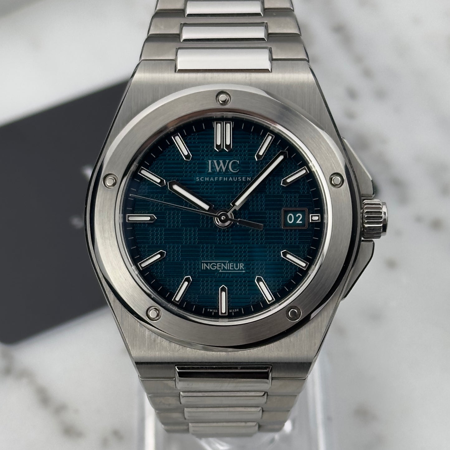 2026 IWC Ingenieur Aqua Dial | IW328903 | Full Set