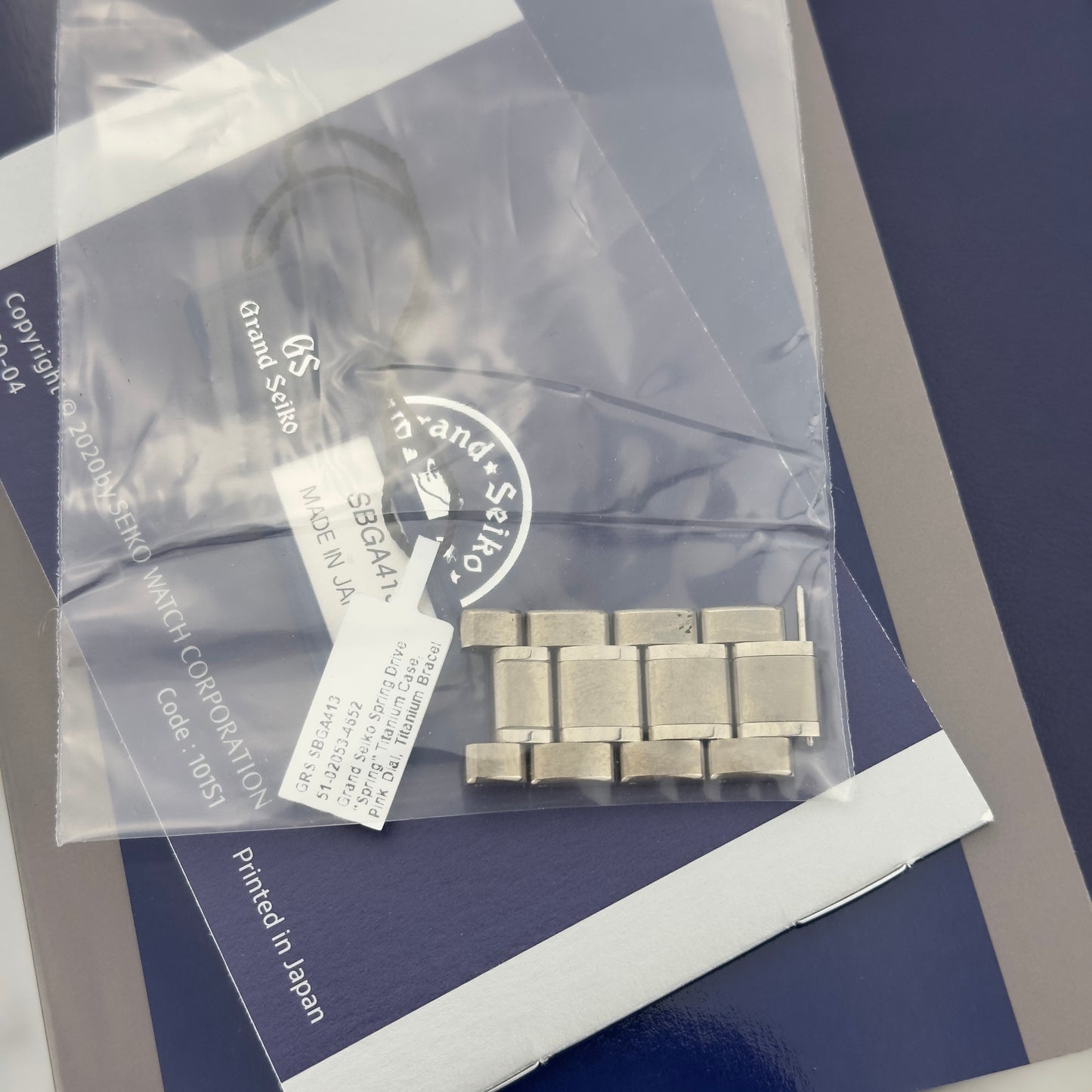 2020 Grand Seiko Shunbun | SBGA413 | Full Set