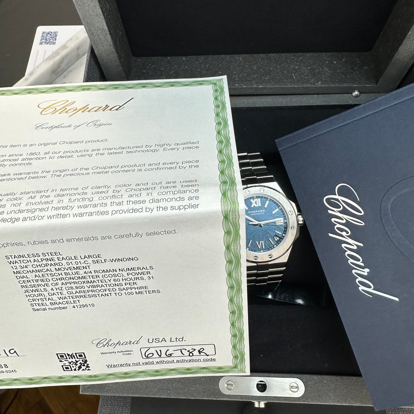 2019 Chopard Alpine Eagle 41 | 298600-3001 | Full Set