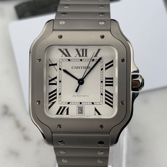 2026 Cartier Santos de Cartier Large Titanium | WSSA0089 | Full Set
