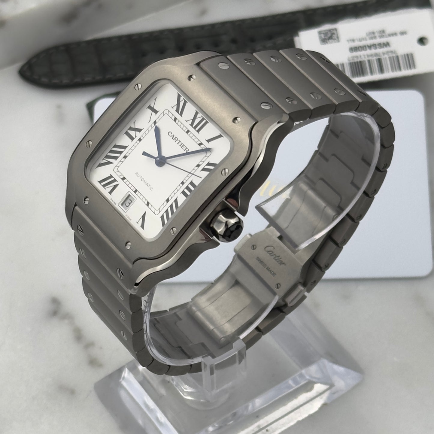 2026 Cartier Santos de Cartier Large Titanium | WSSA0089 | Full Set