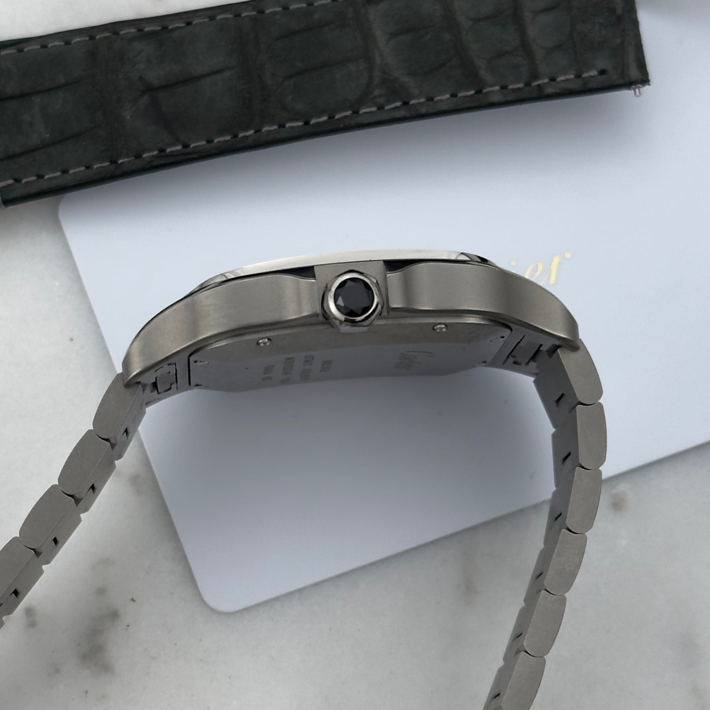2026 Cartier Santos de Cartier Large Titanium | WSSA0089 | Full Set