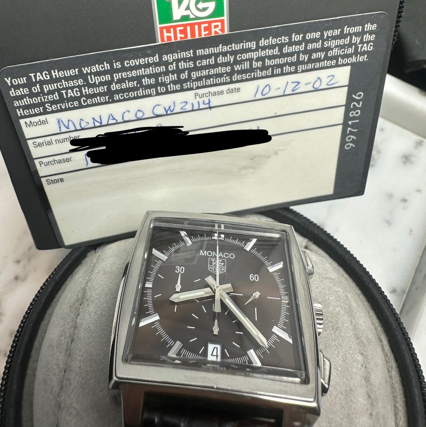 2002 TAG Heuer Monaco | CW2114 | Full set