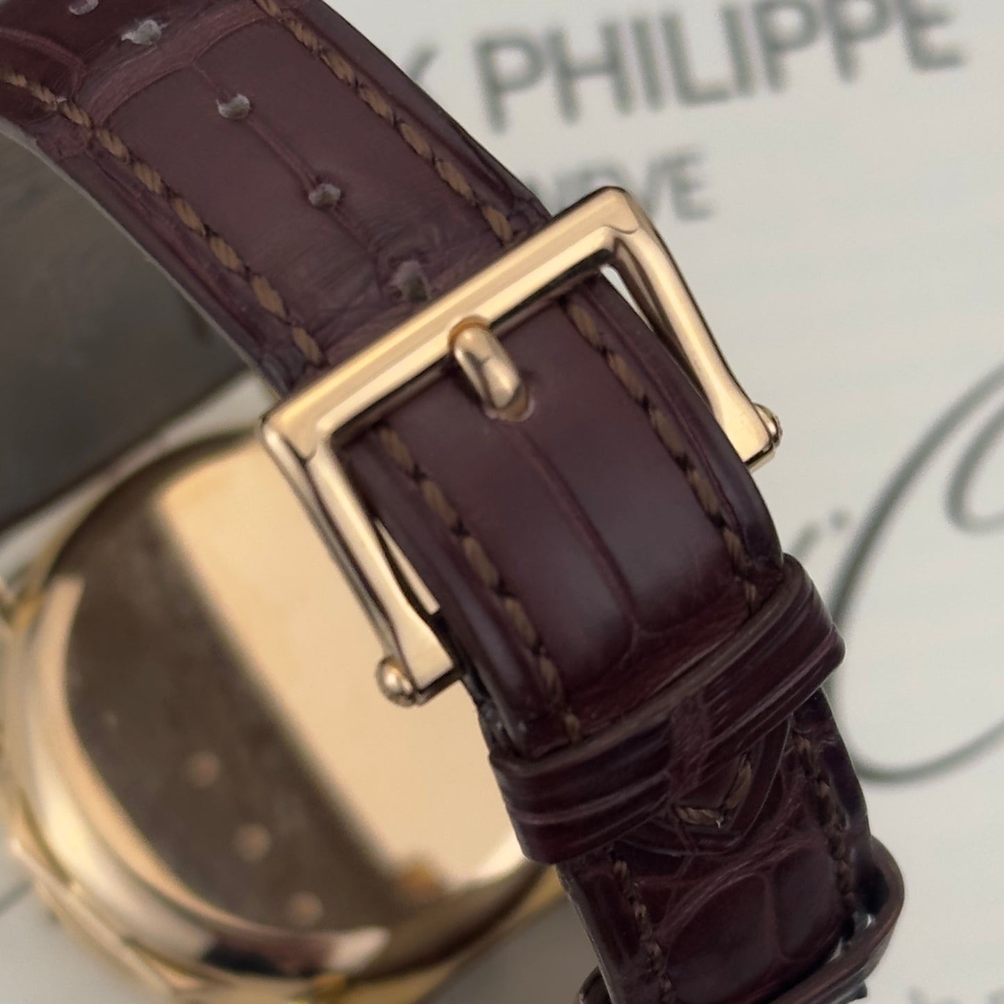 2001 Patek Philippe Power Reserve Moonphase Officer's Watch | 5054R | Full Set